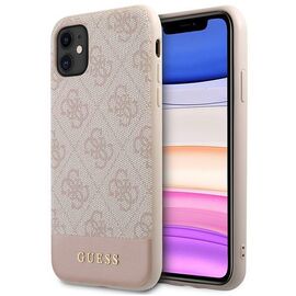 Guess 4G Stripe Collection Case for iPhone 11 / Xr 6.1" - Pink | Techbox