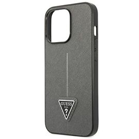 Guess Saffiano Triangle Logo case for iPhone 13 Pro / 13 6.1" - silver - Uncategorized Cases (2) - Cases - Techbox