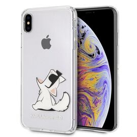 Karl Lagerfeld Choupette Fun iPhone Xs Max Case - Transparent | Techbox