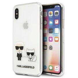 Karl Lagerfeld Karl &amp; Choupette iPhone Xs Max Case - Transparent | Techbox