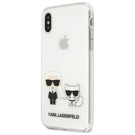 Karl Lagerfeld Karl &amp; Choupette iPhone Xs Max Case - Transparent | Techbox