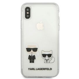 Karl Lagerfeld Karl &amp; Choupette iPhone Xs Max Case - Transparent | Techbox