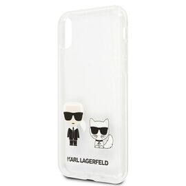 Karl Lagerfeld Karl &amp; Choupette iPhone Xs Max Case - Transparent | Techbox