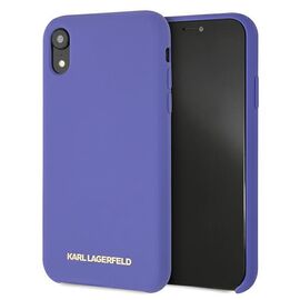 Karl Lagerfeld Silicone iPhone Xr Case - Purple | Techbox