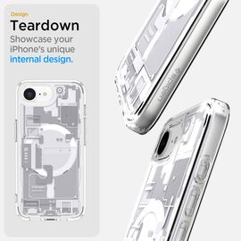 Spigen Ultra Hybrid MagSafe Case for iPhone 16e Zero One - White - Apple Cases - Cases - Techbox
