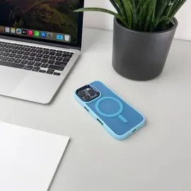 Fashion Case with MagSafe for iPhone 16e - Blue - Apple Cases - Cases - Techbox
