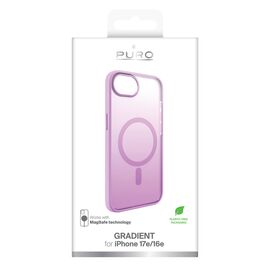 Puro Cover in TPU "GRADIENT" with Magsafe and gradient effect for iPhone 16E, pink - Apple Cases - Cases - Techbox