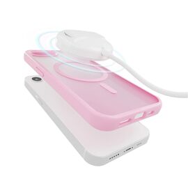 Puro Cover in TPU "GRADIENT" with Magsafe and gradient effect for iPhone 16E, pink - Apple Cases - Cases - Techbox