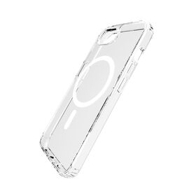 Puro Cover in TPU+PC "LITE MAG" with Magsafe for iPhone 16E, transparent - Apple Cases - Cases - Techbox