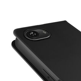 Puro Eco-Leather Case for iPhone 16E W/horiz.flip+2 Card Slot+Banknote Pocket+Cover Black - Apple Cases - Cases - Techbox
