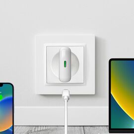 GaN Puro SLIMPRO 30W USB-C Wall Charger - White | Techbox