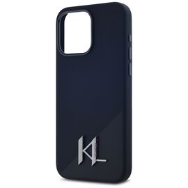 Karl Lagerfeld Silicone Shadow Metal Initial MagSafe Case for iPhone 15 Pro Black - Uncategorized Cases (2) - Cases - Techbox