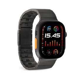 Puro TITAN Stainless Steel Apple Watch Band 42/44/45/49mm - Black - Accessories - Smartwatches & Accessories - Techbox