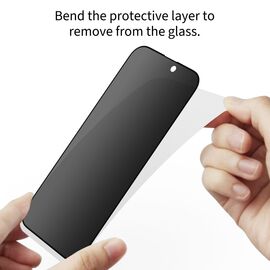 Tech-Protect Anti Spy Glass Pro+ 2-pack for iPhone 16e / 14 / 13 Pro / 13 - black