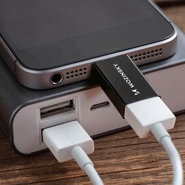 Wozinsky W10GY1S USB-C - USB-A 3.2 10Gb/s Adapter - Black