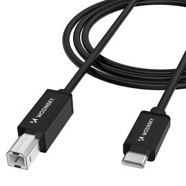 Wozinsky WKDDY1S USB-B - USB-C Cable 1m - Black - Cables & Adapters - Cables & Accessories - Techbox