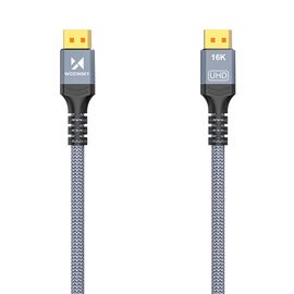 Wozinsky WPS-16AYL1S DisplayPort 2.1 Cable VESA Certified 80 Gb/s 16K@60Hz 8K@120Hz 4K@240Hz HDR HDCP DSC 1m - Black | Techbox