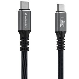 Wozinsky WPS-UY41S USB-C Thunderbolt 4 Cable 240W 1m 4K - Black