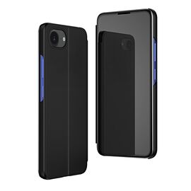 Clear View Case for iPhone 16e Flip Cover - Black - Apple Cases - Cases - Techbox