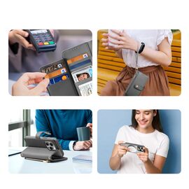 Dux Ducis Lawa Leather Case for iPhone 15 Pro - Gray | Techbox