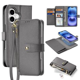 Dux Ducis Lawa Leather Case for iPhone 16 - Gray - Apple Cases - Cases - Techbox