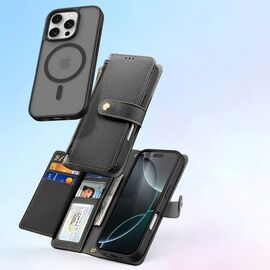 Dux Ducis Lawa Leather Case for iPhone 16 Pro - Black | Techbox