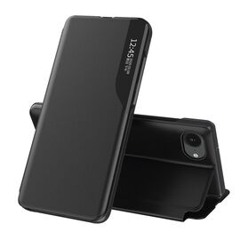Eco Leather View Case elegant case with flap and stand for iPhone 16e - black - Apple Cases - Cases - Techbox