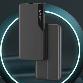Eco Leather View Case elegant case with flap and stand for iPhone 16e - black - Apple Cases - Cases - Techbox