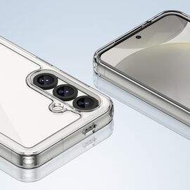 Outer Space Case for Samsung Galaxy S25 Edge Cover with Flexible Frame - Transparent | Techbox