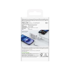 Puro PROLITE 10W 2x USB-A Wall Charger - White | Techbox