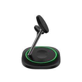 Tech-Protect QI15W-A46 3in1 Magnetic MagSafe Inductive Charger - Black