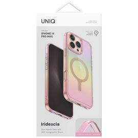 Uniq Iridescia Magclick Charging Case for iPhone 16 Pro Max - Pink | Techbox