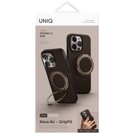 Uniq Keva Air Magclick Charging GripFit Case for iPhone 16 Pro - Brown - Apple Cases - Cases - Techbox