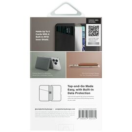 Uniq Lyden DS RFID Magnetic Wallet with Phone Stand - Black | Techbox