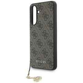 Guess 4G Charms Collection Case for Samsung Galaxy A56 - Brown | Techbox
