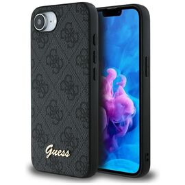 Guess 4G Script Logo MagSafe case for iPhone 16e - black | Techbox