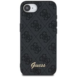 Guess 4G Script Logo MagSafe case for iPhone 16e - black | Techbox