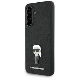 Karl Lagerfeld Fixed Glitter Ikonik Logo Metal Pin Case for Samsung Galaxy A56 - Black - Samsung Cases - Cases - Techbox