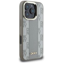 DKNY Checkered Pattern Magsafe iPhone 16 Pro Case - Beige - Apple Cases - Cases - Techbox