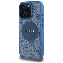 Guess 4G Circle Classic Logo MagSafe case for iPhone 16 Pro Max - blue - Apple Cases - Cases - Techbox