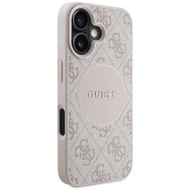 Guess 4G Circle Classic Logo MagSafe iPhone 16 Case - Pink - Apple Cases - Cases - Techbox
