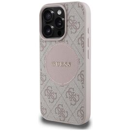 Guess 4G Circle Classic Logo MagSafe iPhone 16 Pro Case - Pink - Apple Cases - Cases - Techbox