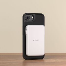 Tech-Protect Wallet MagSafe iPhone 16e Case - Matte Black | Techbox