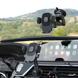 Dudao F2N smartphone holder for 360° air vent - black | Techbox