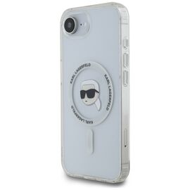 Karl Lagerfeld IML Metal Karl Head MagSafe Case for iPhone 16e White - Apple Cases - Cases - Techbox