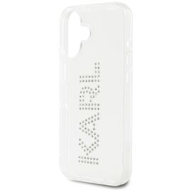 Karl Lagerfeld IML Rhinestones Logo iPhone 16 Case - Transparent | Techbox