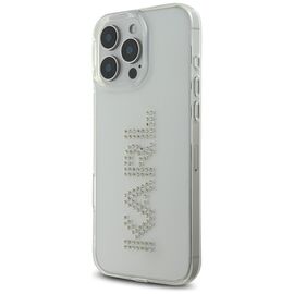 Karl Lagerfeld IML Rhinestones Logo iPhone 16 Pro Case - Clear | Techbox