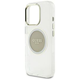 Guess IML Metal Colored Circle Classic Logo MagSafe case for iPhone 16 Pro Max - gray | Techbox