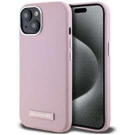 Karl Lagerfeld FW Metal Plate MagSafe iPhone 15 Case - Pink | Techbox
