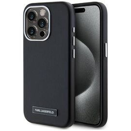 Karl Lagerfeld FW Metal Plate MagSafe iPhone 15 Pro Case - Black - Uncategorized Cases (2) - Cases - Techbox